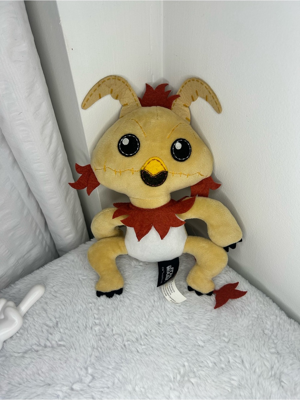 Mattel Yellow and Red Mythical Plush Creature